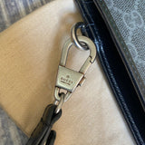 Handle and strap detail of chic refined women's handbag – women's premium purse