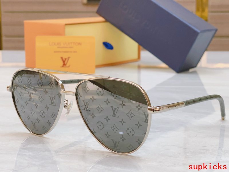 Front view of Louis Vuitton unisex sunglasses