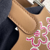 Close-up detail of versatile bag design