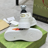 Gucci sneakers detailed view showing premium designer craftsmanship