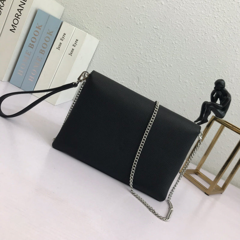 Interior view of structured sleek women's handbag – women's everyday handbag