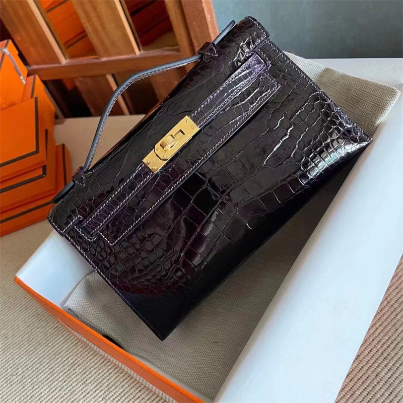Interior view of elegant premium bag