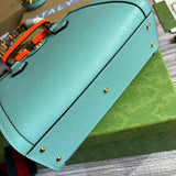 Back view of signature classic women's handbag – women's designer-style accessory
