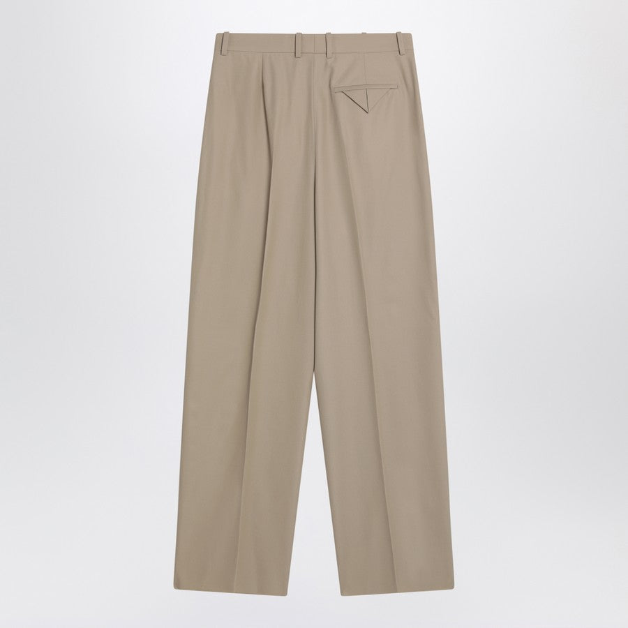 Bottega Veneta Pants? Bottega Veneta Men Straight-Leg Beige Trousers Premium Designer Casual Trousers
