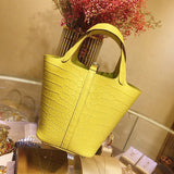  Clean-Lined carryall bag carried on shoulder