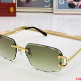 Angled view of Cartier unisex sunglasses