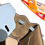 Close-up detail of minimalist bag design