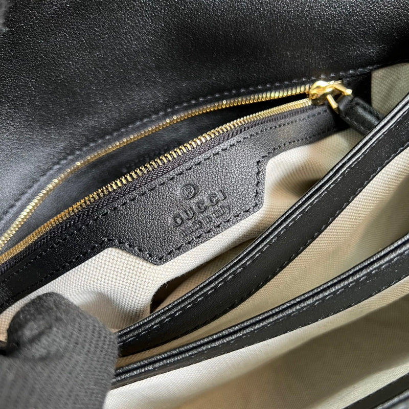 Side profile of chic classic women's handbag – women's premium purse