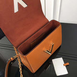 Back view of sleek chic women's handbag – women's luxury handbag