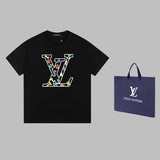 Back view of Louis Vuitton cotton t-shirt with contemporary cut