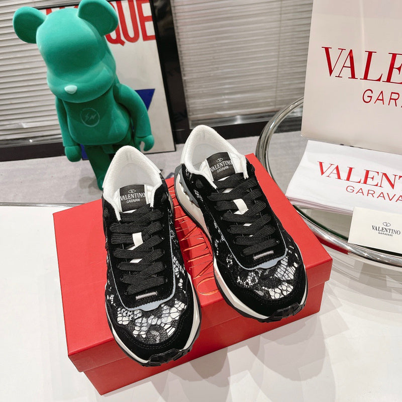 Close-up of Valentino Garavani shoes craftsmanship