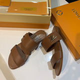 Close-up of Louis Vuitton shoes craftsmanship
