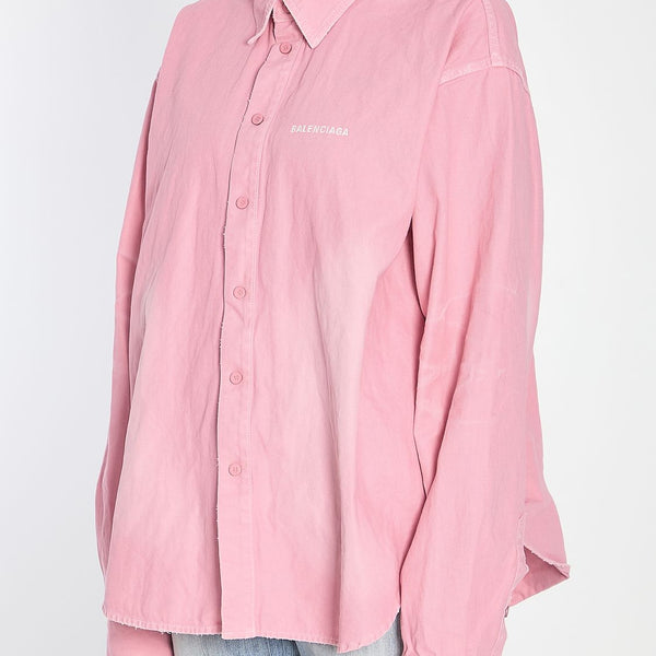 Balenciaga Tops? BALENCIAGA Oversize Denim Shirt - Large Fit Elegant Everyday Designer Top