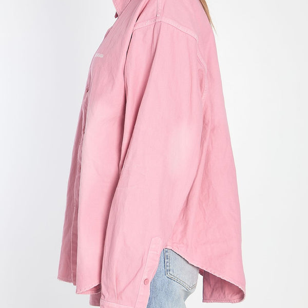 Balenciaga Tops? BALENCIAGA Oversize Denim Shirt - Large Fit Elegant Everyday Designer Top