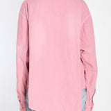 Close-up of Balenciaga shirts hardware and fine stitching
