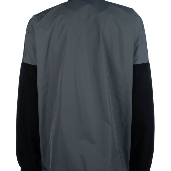 Balenciaga Jackets? BALENCIAGA Logo Colorblock Blouson Jacket - Men’s High Neck Drop Shoulder Design Premium Casual Designer Jacket