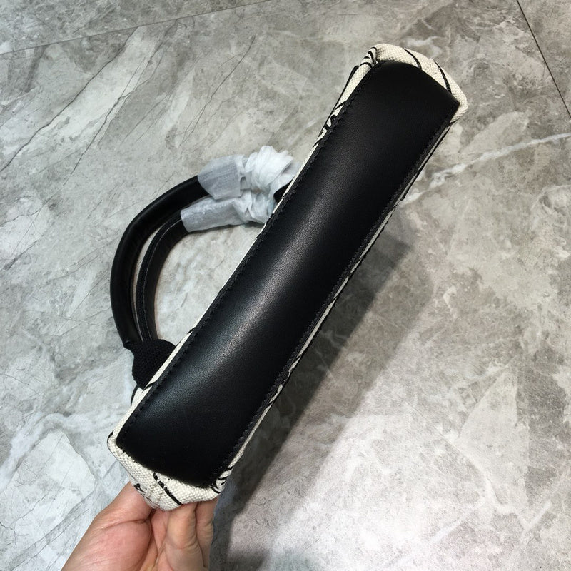 Sophisticated Faux Leather Handbag - Chic Everyday Appeal | Women's Everyday Carry Handbag #756 - interior view (image 6) of designer-inspired handbag