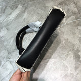 Sophisticated Faux Leather Handbag - Chic Everyday Appeal | Women's Everyday Carry Handbag #756 - interior view (image 6) of designer-inspired handbag