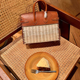  chic carryall bag detail view showing craftsmanship 8