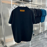Back view of Louis Vuitton cotton t-shirt with monogram-inspired silhouette