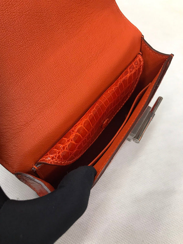 Close-up detail of modernist bag design
