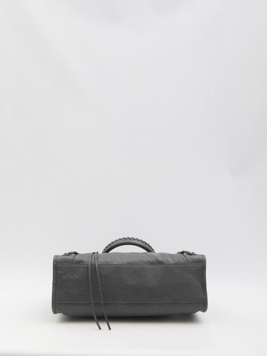 Balenciaga premium shopping bags detail and craftsmanship close-up
