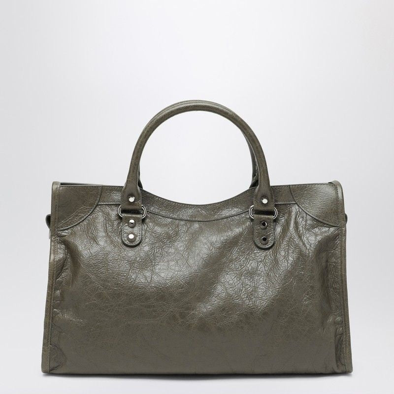 Balenciaga Bags? BALENCIAGA Medium Tote Handbag with Adjustable Shoulder Strap Luxury Designer Leather Handbag