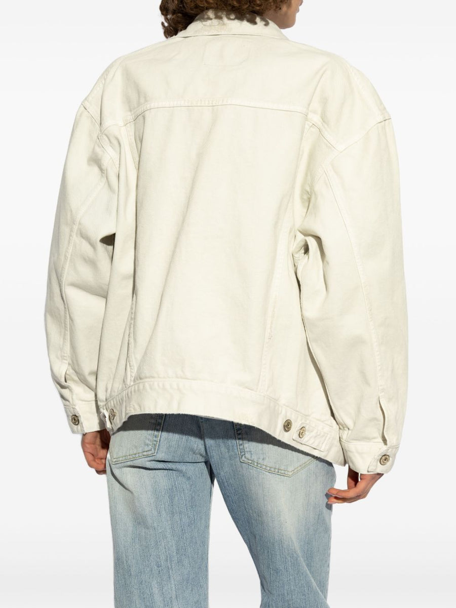Balenciaga outerwear side profile designer luxury fashion
