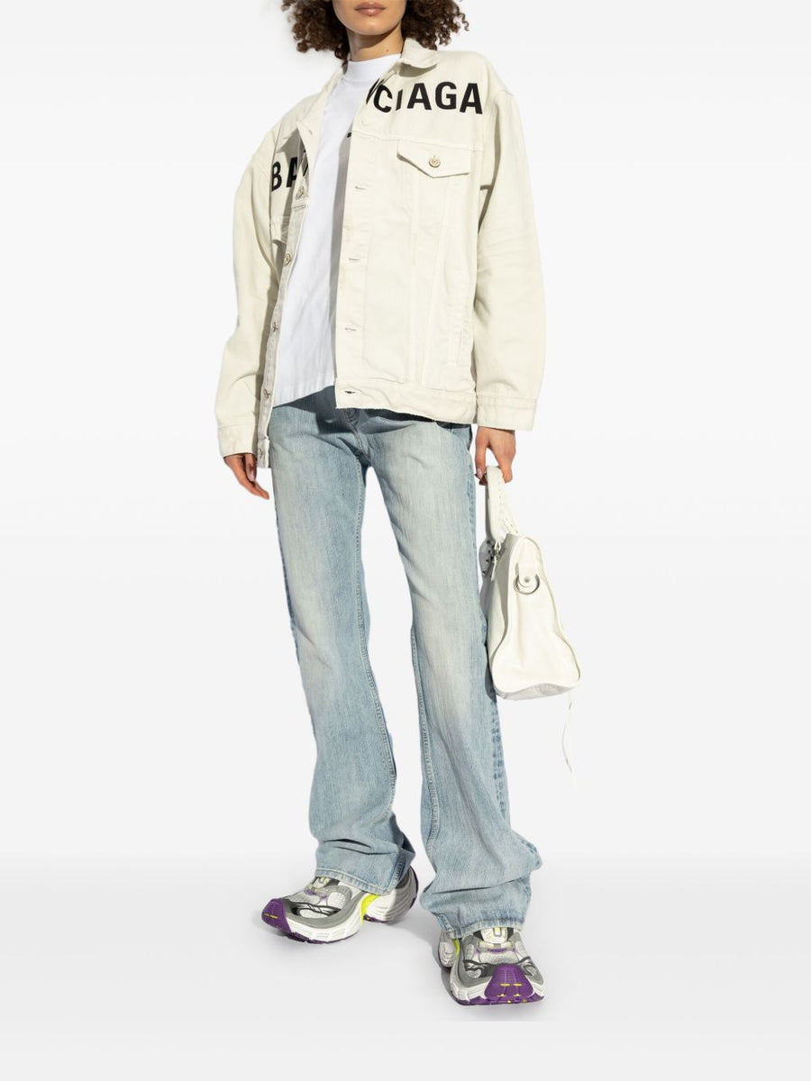 Balenciaga Jackets? BALENCIAGA Cotton Jacket with Front Button Fastening for Women Premium Casual Designer Jacket