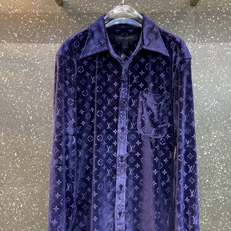Side profile of Louis Vuitton luxury clothing with everyday silhouette