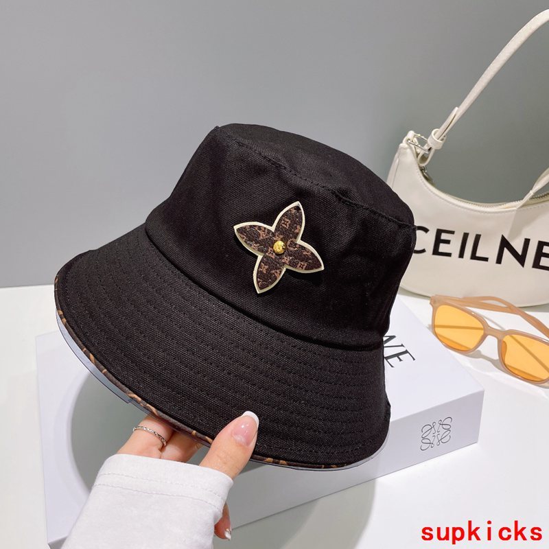 Close-up detail view of Louis Vuitton unisex cap
