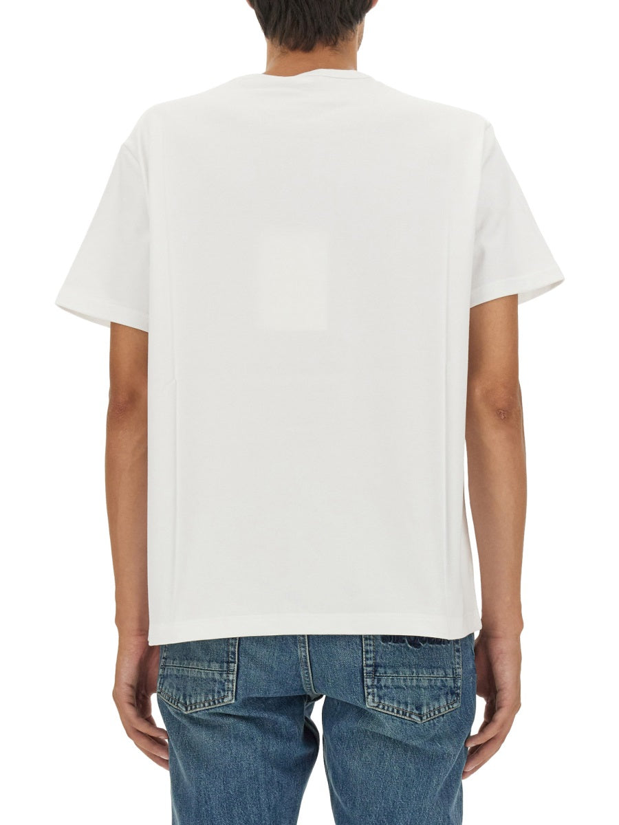 Alexander McQueen tee shirts side profile designer luxury fashion