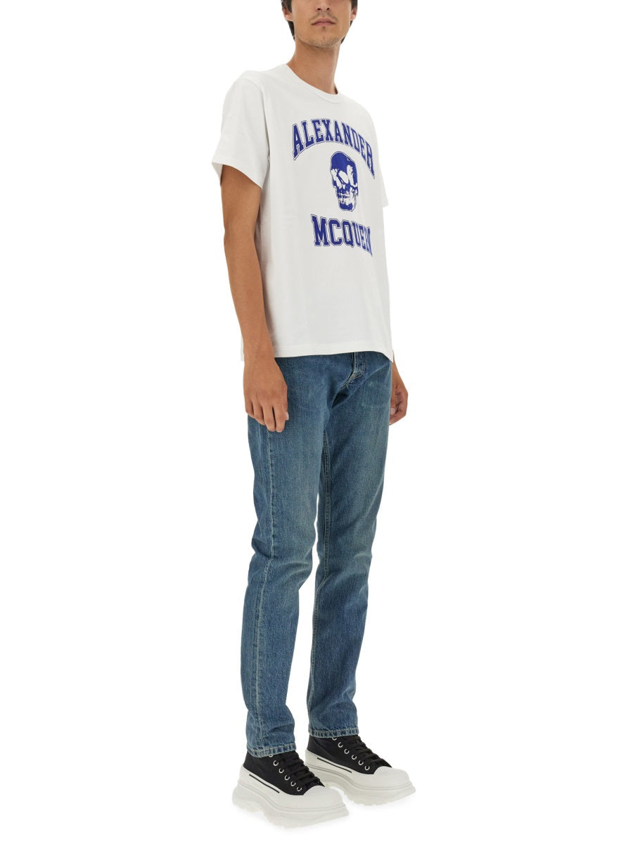 Alexander McQueen premium tee shirts detail and craftsmanship close-up