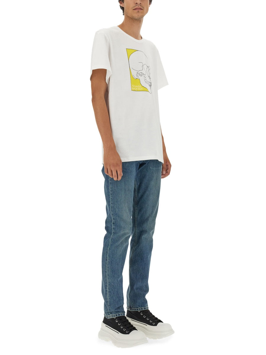 Alexander McQueen premium tee shirts detail and craftsmanship close-up