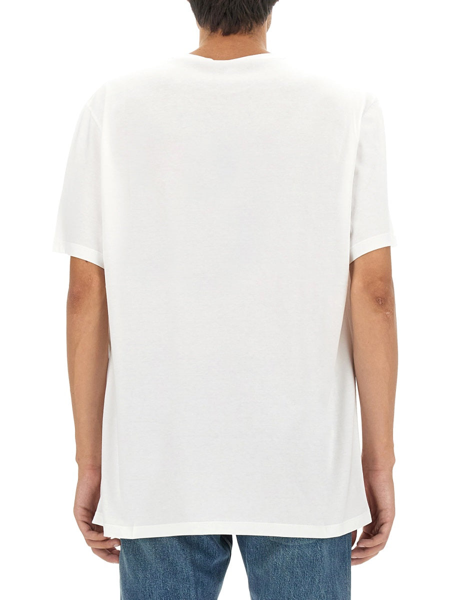 Alexander McQueen tee shirts side profile designer luxury fashion