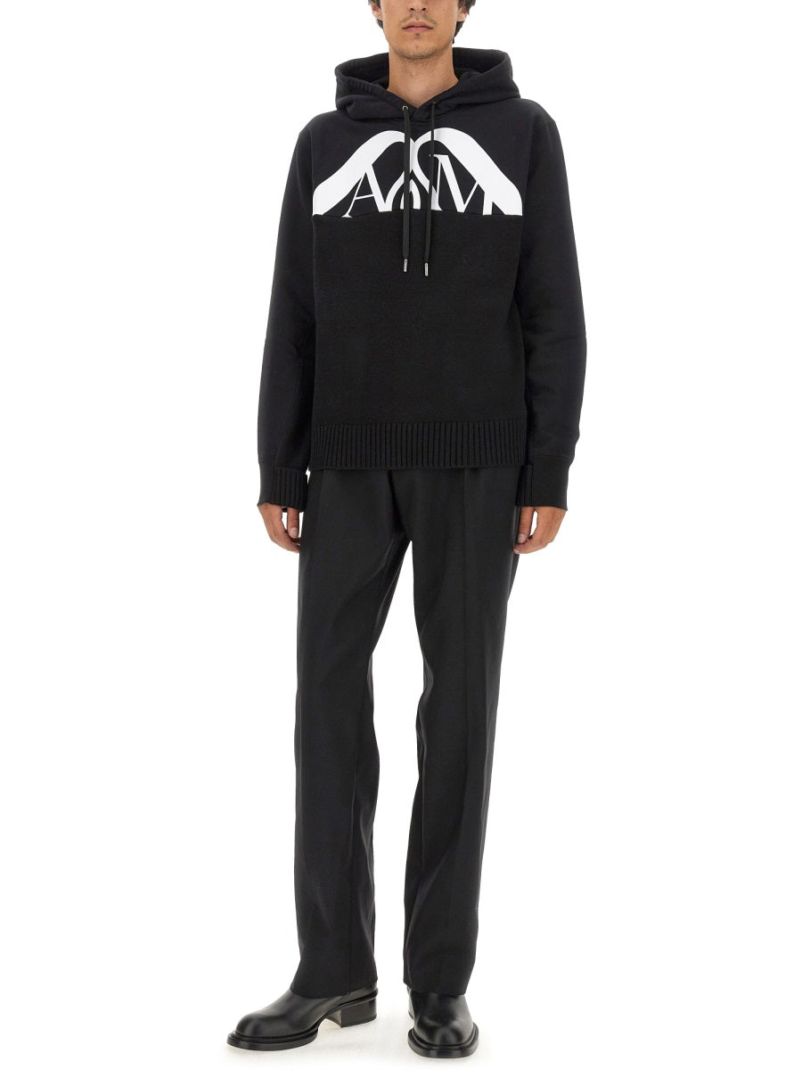 Alexander McQueen Hoodies? Alexander Mcqueen Men Sweatshirt With Logo Premium Designer Casual Hoodie