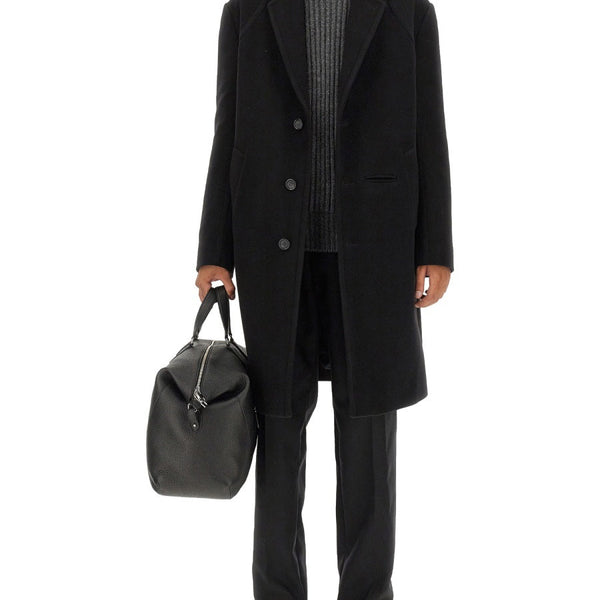 Alexander McQueen Jackets? Alexander Mcqueen Men Single-Breasted Coat Luxury Designer Outerwear Jacket