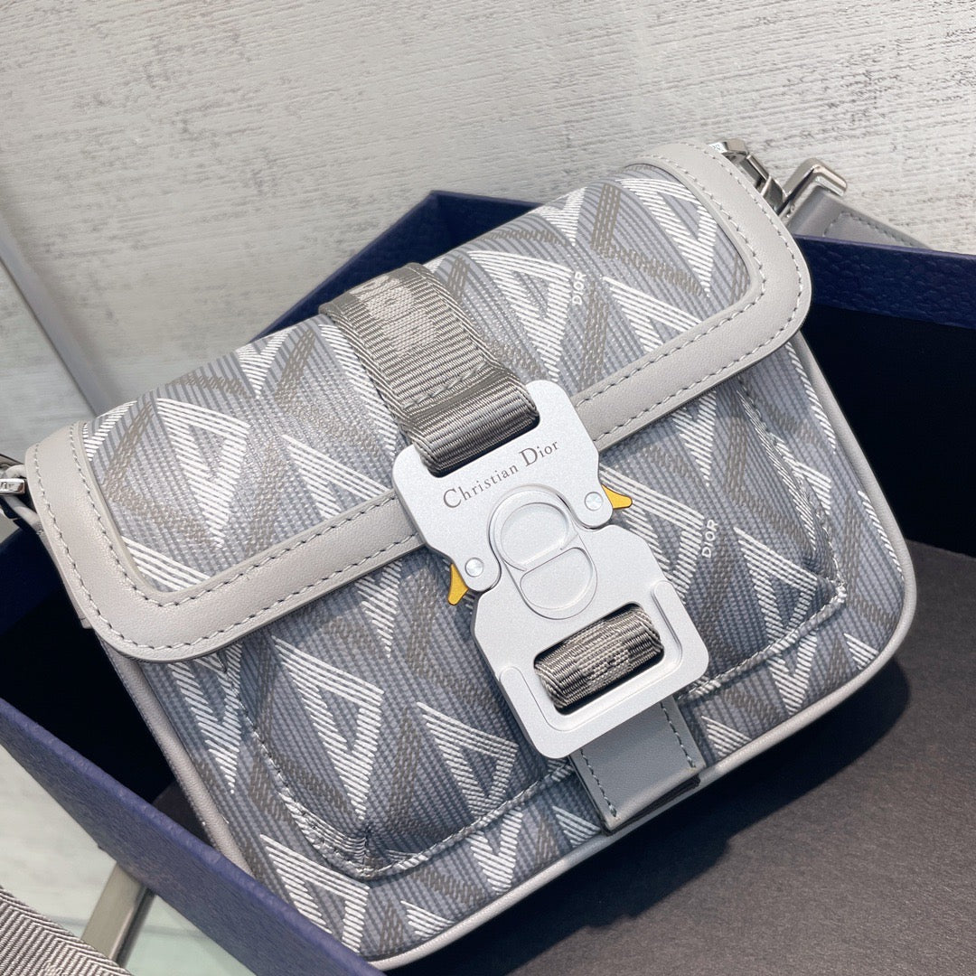 Front view of Christian Dior Mini Hit The Road Bag premium cd mini hit the road bag