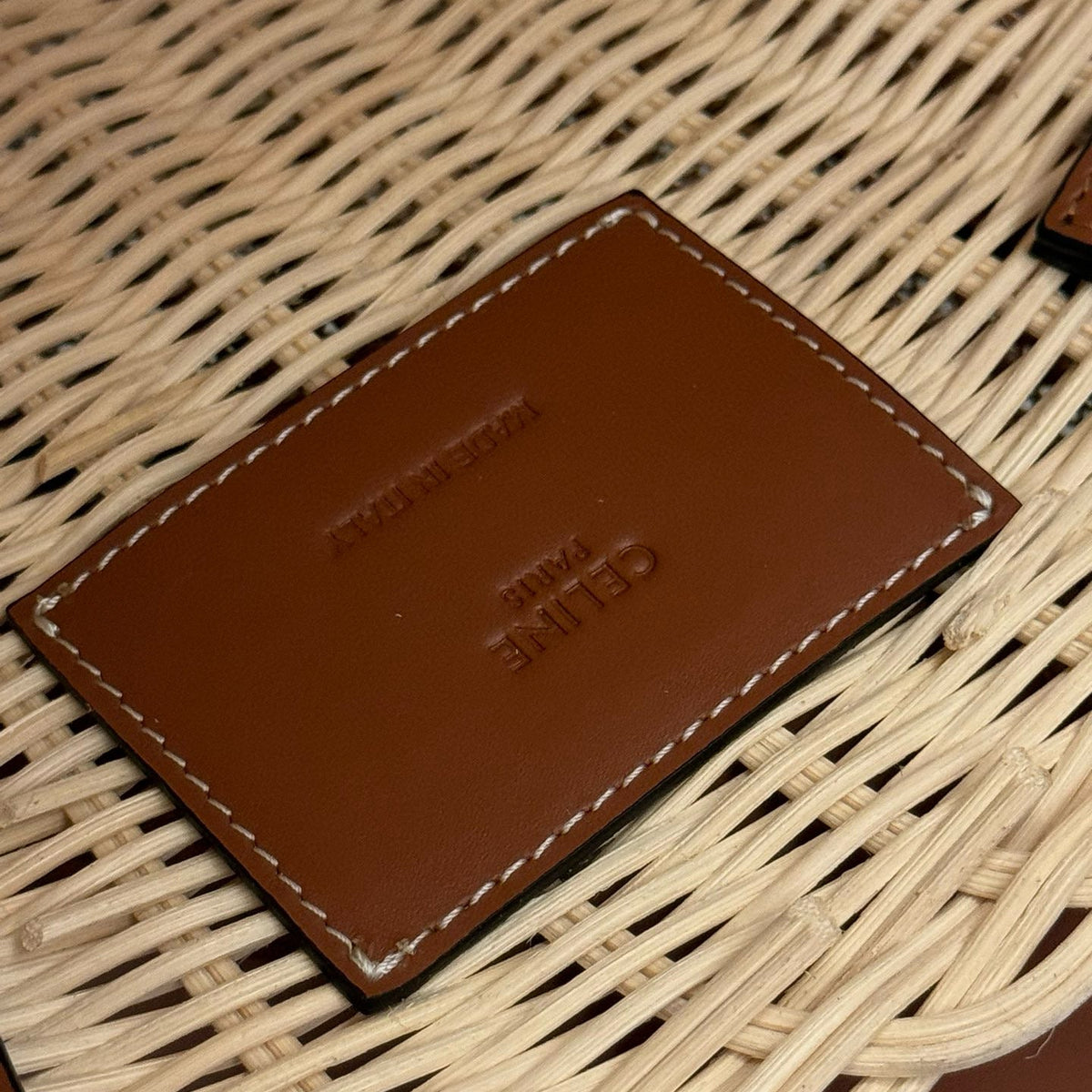 Celine Teen Couffin Bag detail shot – designer craftsmanship and quality