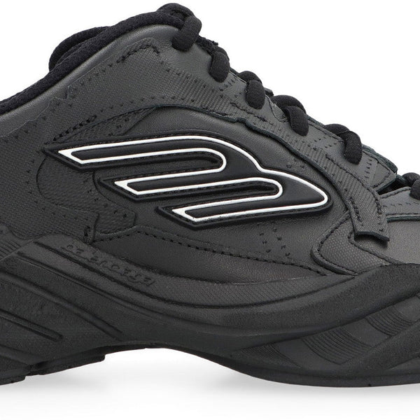 Balenciaga Shoes- BALENCIAGA Leather and Fabric Low-Top Sneakers for Women Premium Designer Casual Shoes