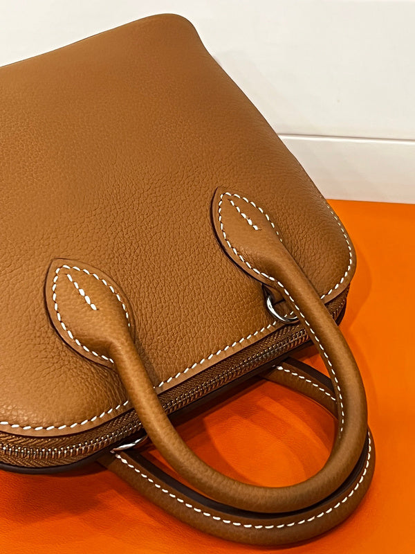 Close-up detail of minimalist bag design