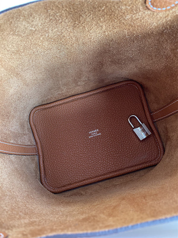 Close-up detail of sophisticated bag design