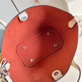 Top view of structured refined women's handbag – women's everyday handbag