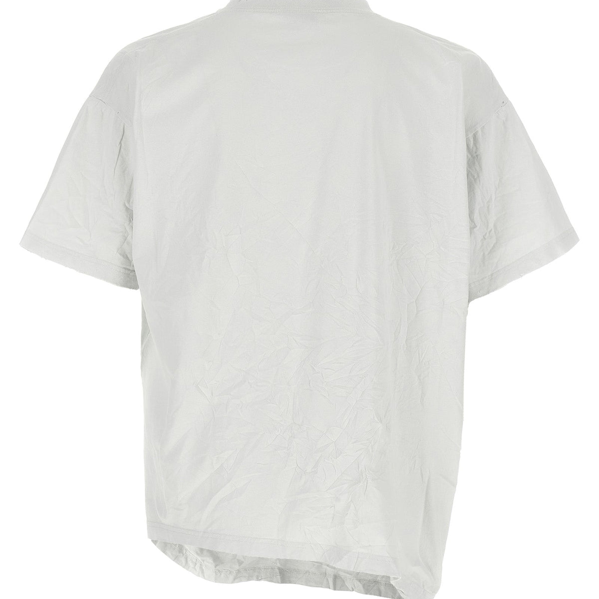 Balenciaga T-Shirts? Balenciaga Men Crinkled Effect T-Shirt Premium Designer Cotton T-Shirt