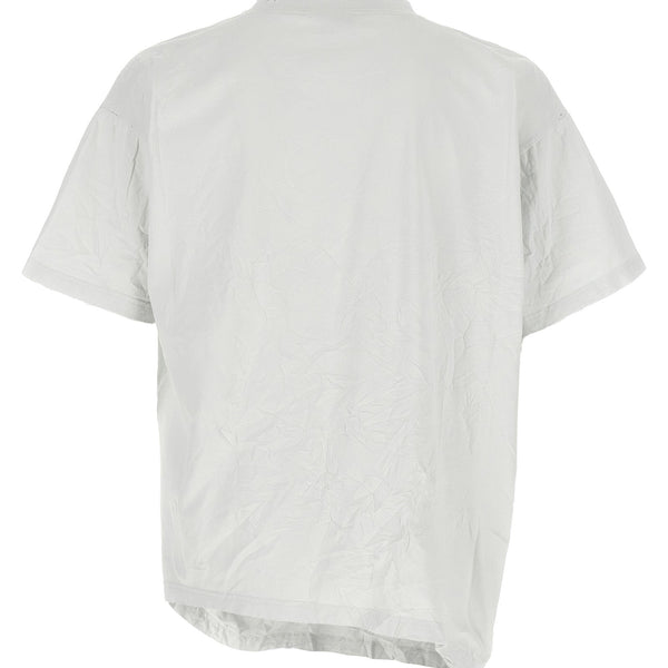 Balenciaga T-Shirts? Balenciaga Men Crinkled Effect T-Shirt Casual Everyday Designer Tee