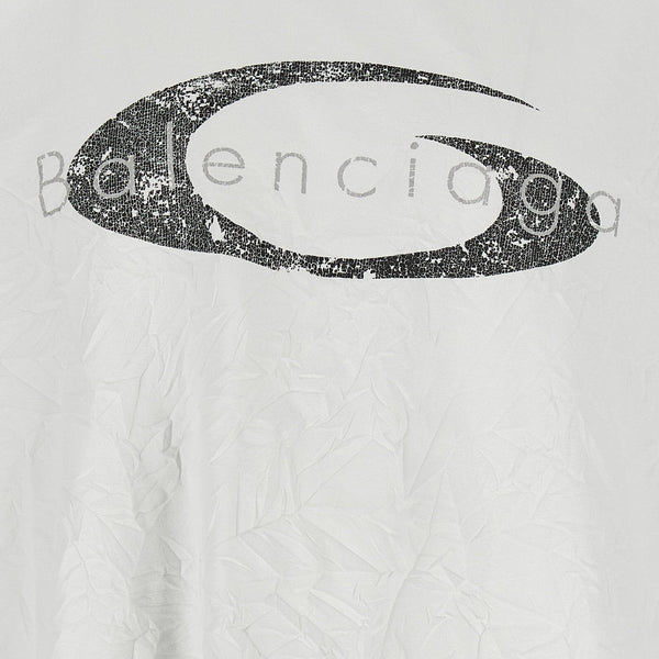 Balenciaga T-Shirts? Balenciaga Men Crinkled Effect T-Shirt Premium Designer Cotton T-Shirt