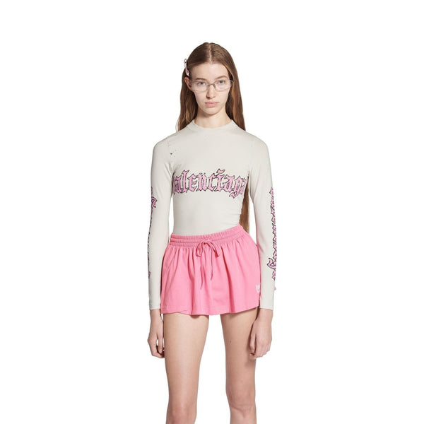 Balenciaga T-Shirts- BALENCIAGA Fitted Long Sleeve T-Shirt Casual Everyday Designer Tee