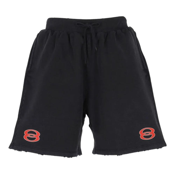 Balenciaga Pants- BALENCIAGA Logo Print Sweatshorts - Loose Fit Premium Designer Casual Trousers
