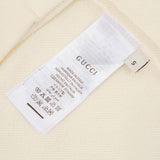 Close-up detail shot of Gucci luxury clothing with everyday silhouette