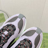 Gucci sneakers detailed view showing premium designer craftsmanship